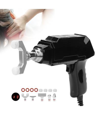 Chiropractic Adjustment Tool - Electrical Spine Massage Device for Joint Pain Relief | Vertebral Correction Gun (Black EU) - Buy Online on GoSupps.com