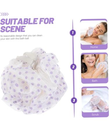 NOLITOY 8 Pcs Bath Cleaning Ball Set - Convenient Shower Scrubber & Loofah for Skin Care & Hygiene - Buy Online on GoSupps.com