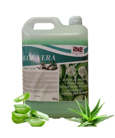 SCQ Soluciones con Qu mica Liquid Hand Soap 5L | Liquid Soap for All Skin Types pH Neutral | Aloe Vera Fragrance | Gel for Daily Use Cleans and Cares for Skin | Good Lather.