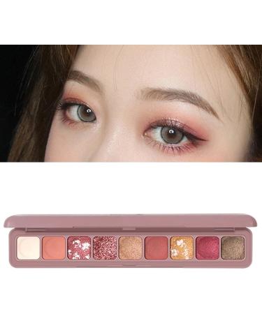 jojomis Matte Shimmers Eyeshadow Palette 9 Colors Eyeshadow Pallet High Pigmented Smooth Powder Eye shadow Long Lasting Waterproof Makeup Palette - A - Buy Online on GoSupps.com