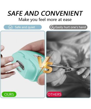 pintoc Electric Nail Clipper Portable Automatic Nail Clippers for Adults Electric Nail Clippers Green Easy Install Easy to Use - Buy Online on GoSupps.com
