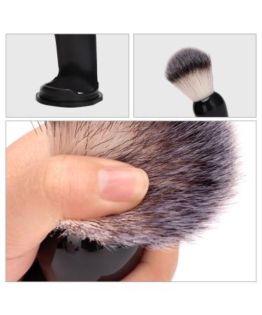 Beaupretty Shaving Brush with Stand - Premium Men's Beard Brush for Perfect Shave | Black Shaving Brush for Salon & Home Use - Buy Online on GoSupps.com