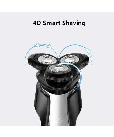 SID Electric Razor For Men 4 IN1 IPX7 Waterproof 4D Shaving Electric shaves (black) - Buy Online on GoSupps.com