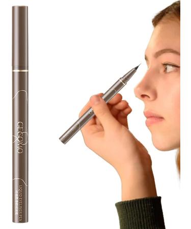 Waterproof Eyeliner | Eye Makeup Liquid Eyeliner | Liquid Eyeliner Pencil Smudge Proof Smooth Waterproof Eyeliner for Long-Lasting Eye Makeup Easily to Create Any Look Cle-ca Black - Buy Online on GoSupps.com