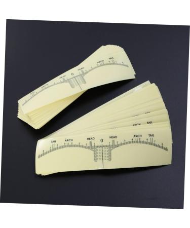 FOMIYES 300 pcs Measuring Permanent Disposable Tools Makeup Guide Shaping Adhesive Eyebrow Trimming - Buy Online on GoSupps.com
