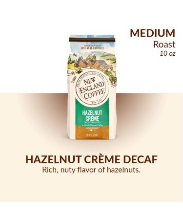 New England Hazelnut Crme Decaf Coffee - Ground 10oz Bags (Pack of 3) - Buy Online on GoSupps.com