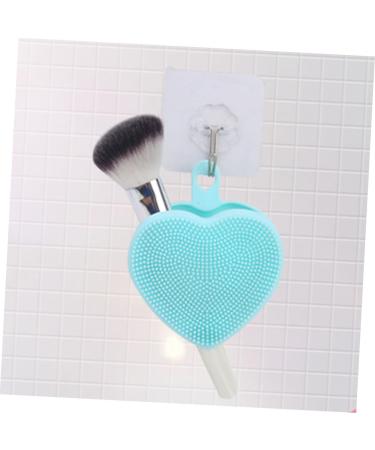 the face handheld eye protection face scrub brush constant temperature face washing brush Heart-shaped cleaning brush silicone facial scrubber Silica gel - Buy Online on GoSupps.com