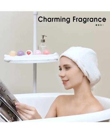 12 Large Bath Bomb Set for Women - Natural Handmade Spa Gifts with Essential Oils - Romantic Gift for Her - Pack of 12 - Buy Online on GoSupps.com