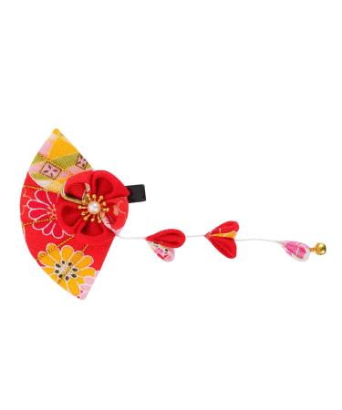 minkissy Hairpin Hair Accessories for Bride Women Hair Accessories Wedding Headpiece for Bride Kimono Hair Clip Flower Hair Pin Japanese Kimono Flower Hair Clip Girls Headdress Chic Women's