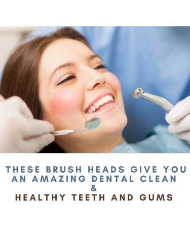 8 Pack Oral B Compatible Replacement Electric Toothbrush Heads - Superior Cleaning for Braun Handles - Plaque Removal - White - Buy Online on GoSupps.com