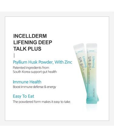 Incellderm Lifening Deep Talk Plus - 5.5g x 60ea Gut Health Powder for Weight Management | K-Beauty - Buy Online on GoSupps.com