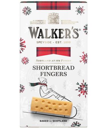 Walkers Shortbread Festive Shortbread Fingers 160g - Pack of 2 - Buy Online on GoSupps.com