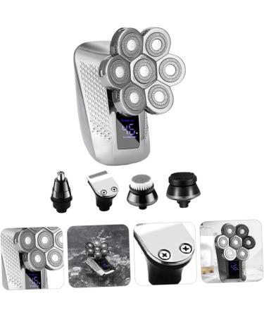 7-in-1 Waterproof Electric Shaver for Men - Digital Display Beard Trimmer & Personal Care Set - International Shipping Available - Buy Online on GoSupps.com