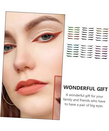 Ipetboom 6pcs Eyeliner Stickers Double Sided Eyelid Tape Products Reusable Double Eyelid Tapes Applique Flash - Buy Online on GoSupps.com