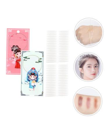 Beaupretty 2 Sets Invisible Double Eyelid Sticker 2 Sided Tape Double Sided Eyelid Tape Eyelid Strips Lid Tape for Hooded Eyes Hooded Eyelid Lifter Strips Droopy Eyelid Lifter Glue Big Eyes - Buy Online on GoSupps.com