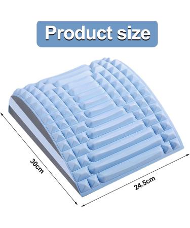 Neuleben 2-in-1 Massage Back & Neck Stretcher - Pain Relief & Alignment for Ultimate Relaxation - Nakedknacker Blue1 | Shop Internationally - Buy Online on GoSupps.com
