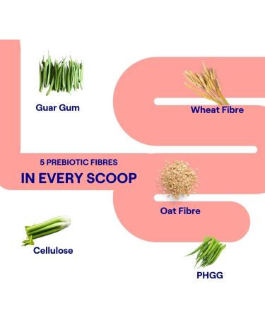 myota Gut Booster Prebiotic Fibre Supplement 300g - Supports Digestive Health, Bloating & Regularity - 1/3 NHS Daily Fibre - Gluten Free Vegan - Suitable for Adults & Kids - 100% Natural - Low-FODMAP - Buy Online on GoSupps.com