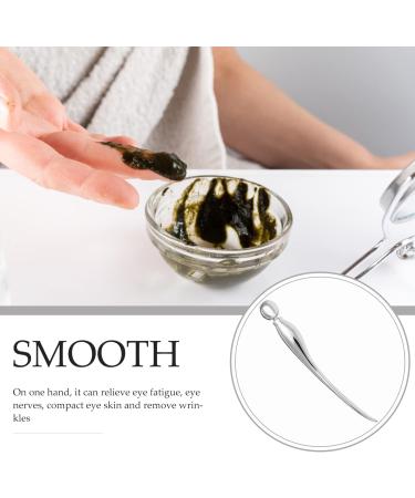 1pc Makeup Spatula Tool Face Roller Eye Cream Applicator Metal Makeup Spatula Mini Makeup Spoon Facial Cosmetic Spoon Diy Cosmetic Tool Manual Eye Cream Rod Skin Care Products Eyes - Buy Online on GoSupps.com