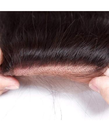 Remy Human Hair Top Lace Closure - 4x4 Virgin Hair Extension with Baby Hair Middle Part 10 - International Shipping - Buy Online on GoSupps.com