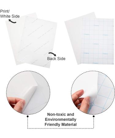 20-Piece Printable Heat Transfer Paper for Light & Dark Fabrics - Inkjet Printer Iron on HTV - Create Custom T-Shirts - A4 Size - Buy Online on GoSupps.com
