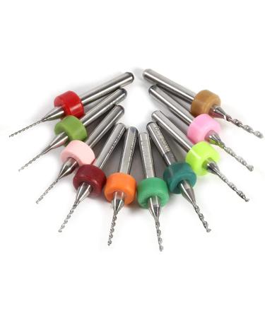 Gonnely Drill Bit Set - 10pcs 0.6-1.5mm Carbide Micro Drill Bits for CNC & PCB - International Shipping Available - Buy Online on GoSupps.com