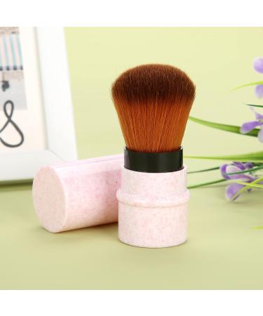 Short Marbling MakeupBrush Stretchable Handle Portable and Lightweight Ideal for Powder Blusher Concealer (Pink) - Buy Online on GoSupps.com