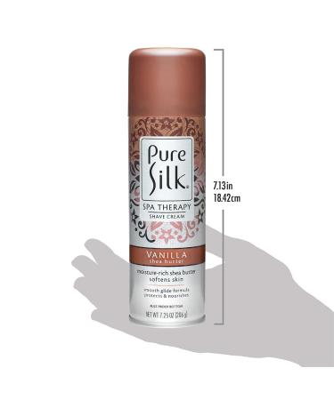 Pure Silk Vanilla Shea Butter Shave Cream for Women - 7.25 oz | Spa Therapy | International Shipping - Buy Online on GoSupps.com