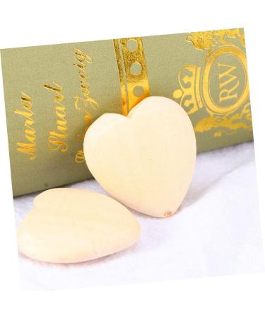 Safigle 150 PTH Peach Herz Heart Pearls - Wooden Crafting Beads for Valentine's Day Decoration & Tinkering Accessories - Buy Online on GoSupps.com
