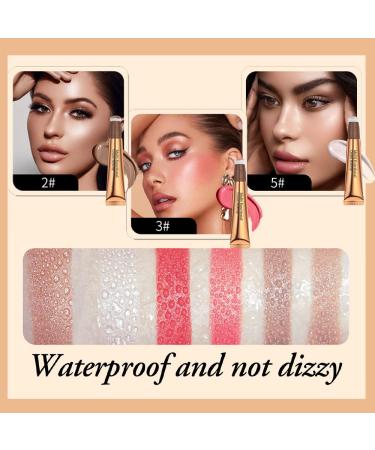 Dulele 3 Pcs Cream Contour Beauty Wand Set - Liquid Face Contour Highlighter, Blusher Rouge Stick - Lightweight & Blendable Bronzer Stick (020305) - Buy Online on GoSupps.com