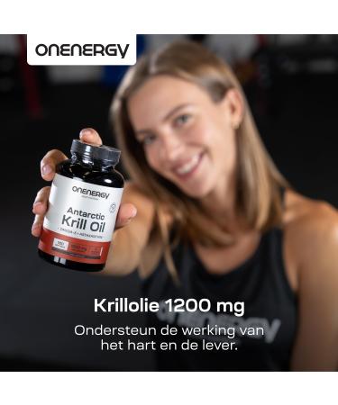 Be Healthy Group doo Krill Oil 1200 mg Omega3 Choline and Astaxanthin 180 Soft Capsules Antarctic Krill Oil Heart and Liver Function Aids in Fat Metabolism Gluten Free and Lactose Free - Buy Online on GoSupps.com