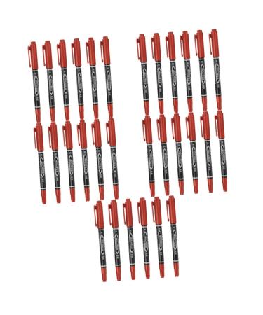 NOLITOY 30 Pcs Lip Mapping Pen Tattoos Using Pen Tattoos Position Marker Plastic Red Make up Drawing Tool