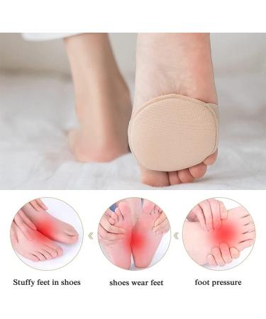 Soleful Solutions High Heel Pads - Non-Slip Forefoot Pads for Comfortable Corrective Toe Socks - 5 Pairs of Thin Honeycomb Fabric Foot Pads - Buy Online on GoSupps.com