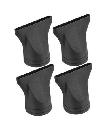 Healeved 4pcs Hair Dryer Accessories Hair Dryer Nozzle Narrow Concentrator Attachment Diffusers Black Plastic