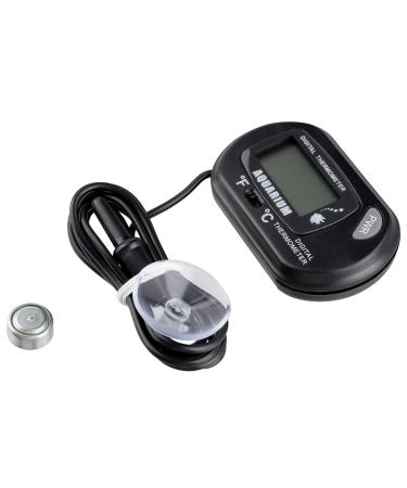BestGle Digital LCD Aquarium Thermometer - High Accuracy Water Temperature Measurement for Fish & Reptiles | Suction Cup & Probe Included - Buy Online on GoSupps.com