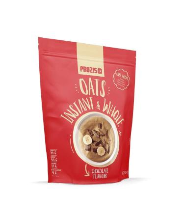 Prozis Instant Whole Oats Powder 1250g Chocolate Cereals Enriched with Proteins and Carbohydrates High Quality - Suitable for Vegetarians and Vegans