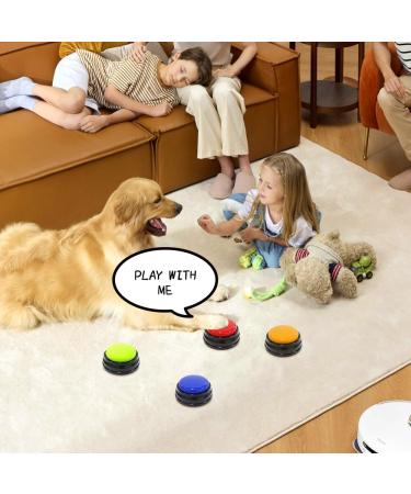 DHQKQG Dog Training Buzzer Set 4 Interactive Recording Buttons for Potty Communication & Cleanliness Training | International Shipping Available - Buy Online on GoSupps.com