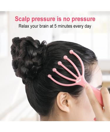 BAQI Scalp Massager - Handheld Stress Relief & Relaxation Tool | 4 Pack for Home Office & Travel - Buy Online on GoSupps.com