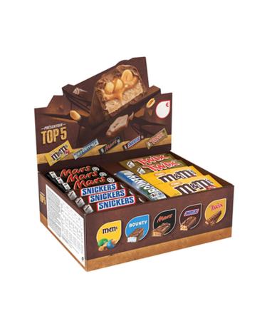 Snickers Display Top 5 of 53 Chocolate Bars & Confectionery