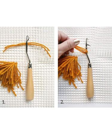 NX Garden 50x100cm Blank Rug Hooking Mesh and Crochet Hook Kit for DIY Tapestry Rug Making - Buy Online on GoSupps.com