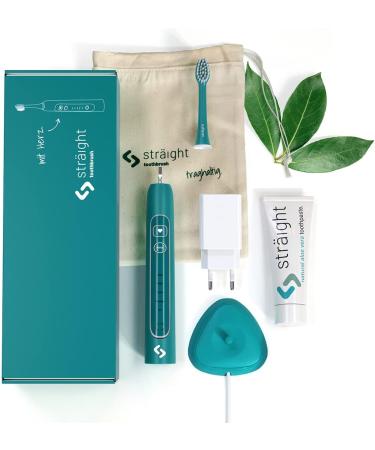 Buy Str ight Electric Toothbrush - Eco-Friendly 3 Colors 3 Brush Heads & 75ml Toothpaste - Long-Lasting Battery for International Shipping - Buy Online on GoSupps.com