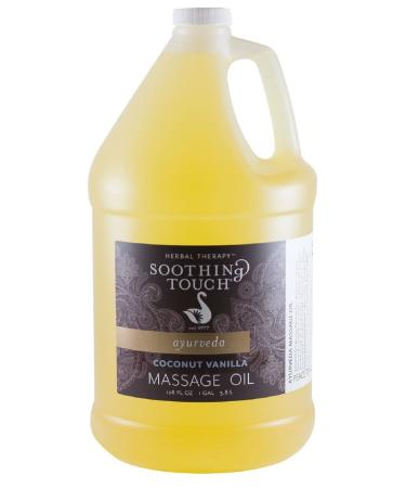Soothing Touch Coconut Vanilla Massage Oil Gallon (128 Oz)