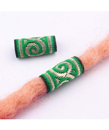 Beaupretty African Beads 12pcs Colorful Dreadlocks Beads Braiding Hair Cuffs Decorative Dread Rings Cloth Dread Hair Cuffs Accessories for Woman Man Hair Styling Accessories - Buy Online on GoSupps.com