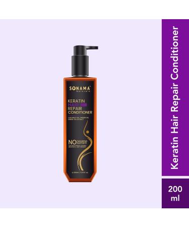 Sonama Naturals Keratin Hair Repair Conditioner 200ml | Anti-Hair Fall Nourishing & Strengthening for Hair Growth - Buy Online on GoSupps.com