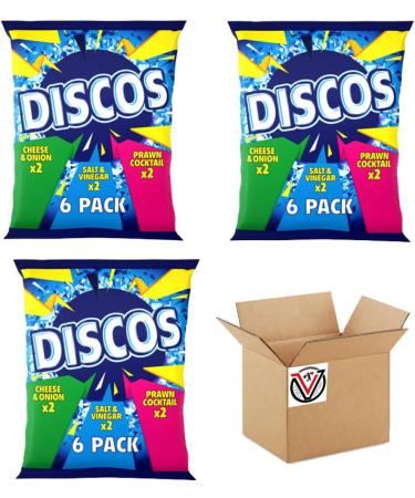 03 x Discos Variety Multipack Crisps (6 x 25.5g) - Buy Online on GoSupps.com