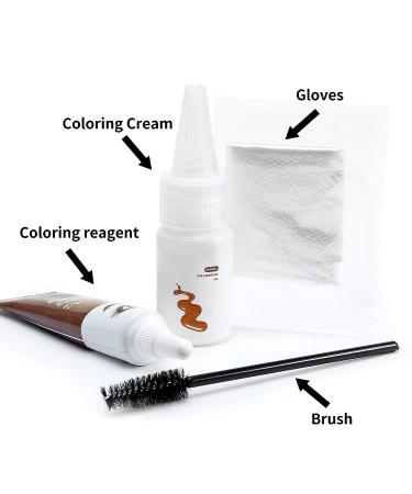 Boobeen Waterproof Eyebrow Mascara Gel - Semi Permanent Color for Brows and Lashes in Dark Brown - Buy Online on GoSupps.com