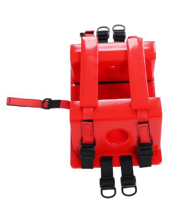 SUNGOOYUE Spine Board Head Immobilizer Sturdy Lightweight Head Fixation for EMS EMT Waterproof Head Immobilizer Adjustable Straps Universal Medical Emergency