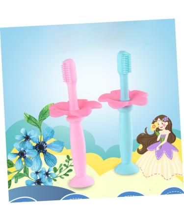 Minkissy 2-Pack Baby Training Toothbrush | Silicone Manual Toothbrush for Kids | Safe Oral Care for Children - Buy Online on GoSupps.com