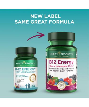 Purity Products Bundle - Krill Omega 50+ with CoQ10 + B-12 Energy Melt - Krill Omega 50+ with CoQ10 (Krill Oil Fish Oil CoQ10 Vitamin D) B-12 Berry Melt (Methylcobalamin B12 + B6 + D3 + More) - Buy Online on GoSupps.com