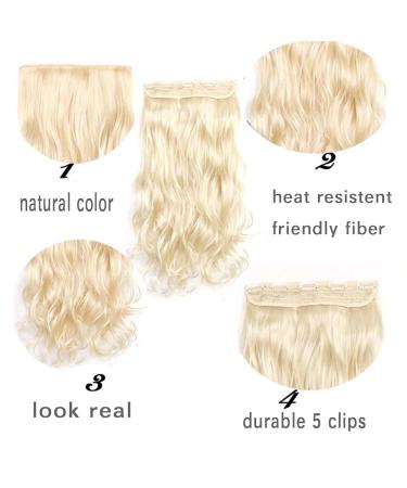 Iluu Women's Off Black Synthetic Hair Clip-On Extensions - 24 Long Curly 5 Clips 100g - Natural Black #1B - Buy Online on GoSupps.com