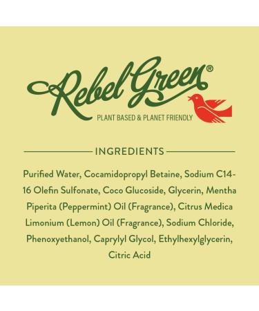 Rebel Green Fresh & Clean Hand Soap Refill - Natural Liquid Hand Soap Refill for Bathroom & Kitchen - Peppermint and Lemon Scent 32 Fl Oz Peppermint & Lemon 32 Fl Oz (Pack of 1) - Buy Online on GoSupps.com